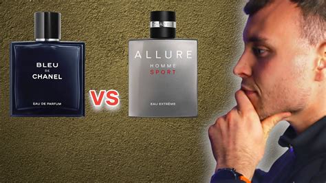 allure homme vs blue chanel|Chanel Allure sport extreme reviews.